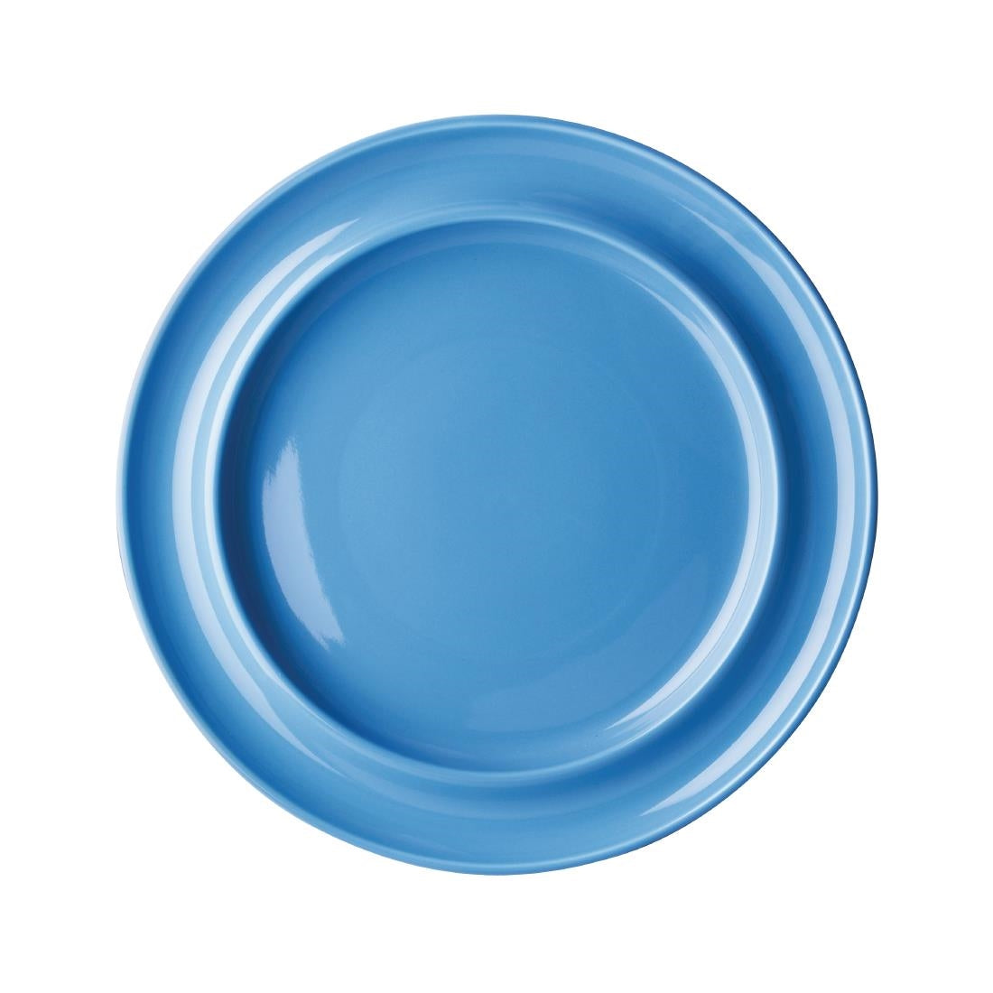 Olympia Heritage Raised Rim Plates Blue 253mm product image