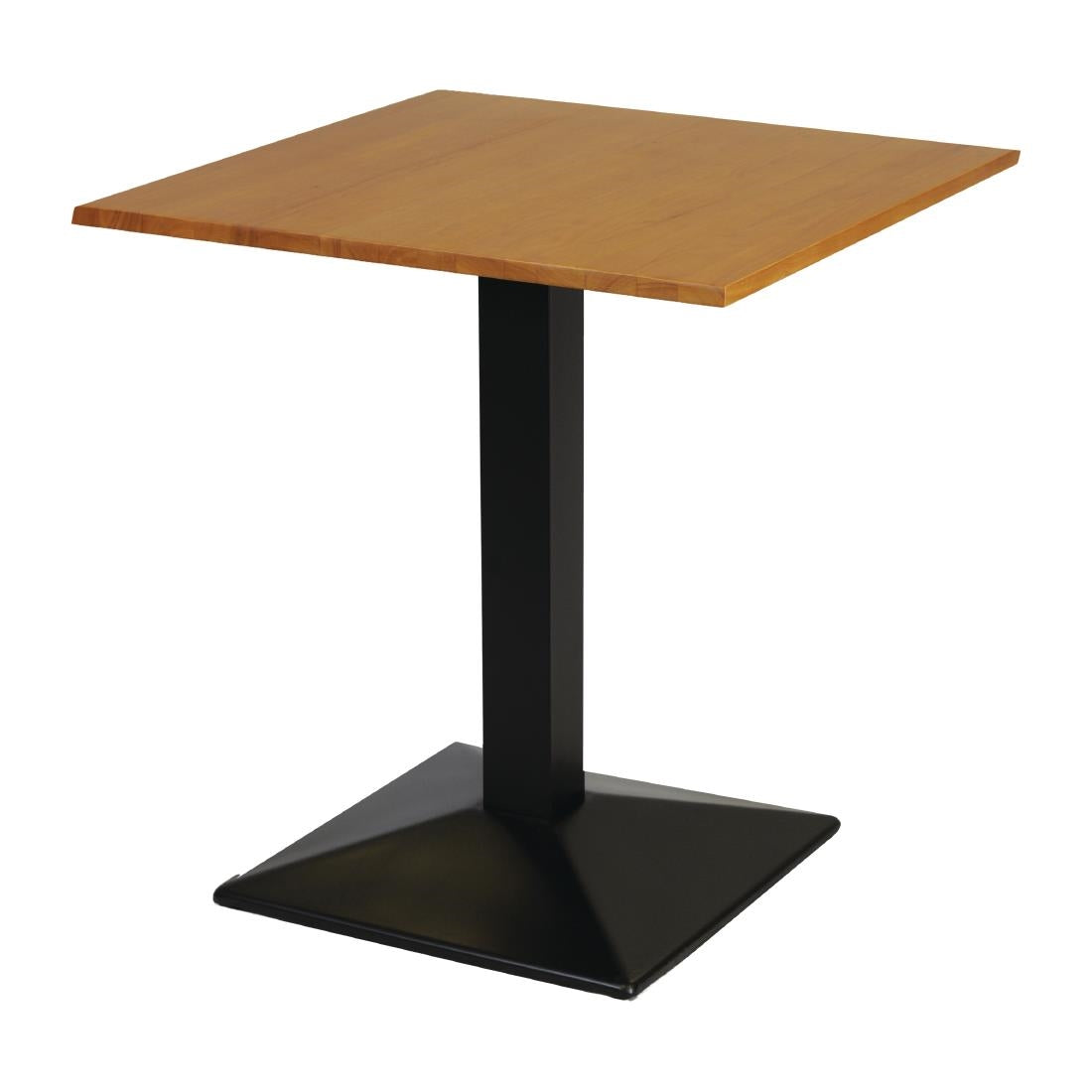 Turin Metal Base Pedestal Square Table product image