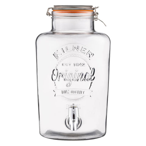 Kilner Clip Top Round Drinks Dispenser 8000ml