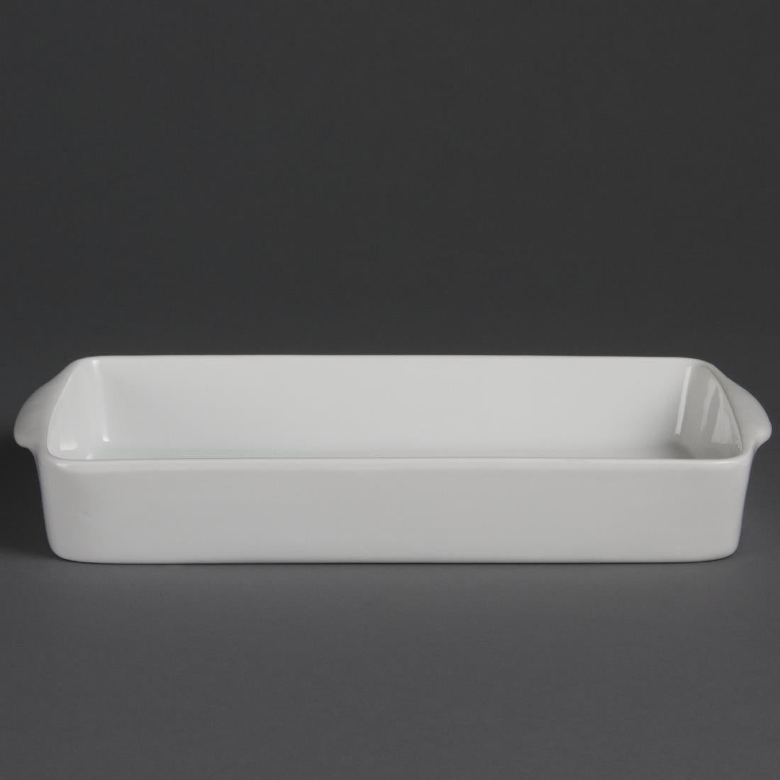 Olympia Whiteware Rectangular Roasters 305x product image