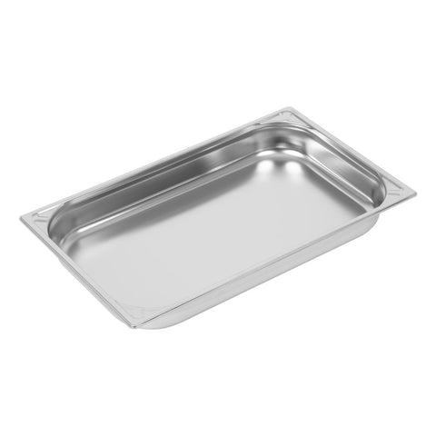 Vogue Heavy Duty Stainless Steel 1/1 Gastronorm Tray 65mm