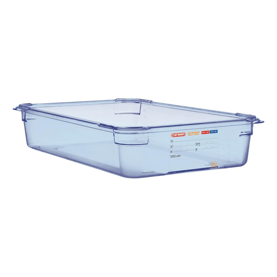 Araven ABS Food Storage Container Blue GN 1/1 product image