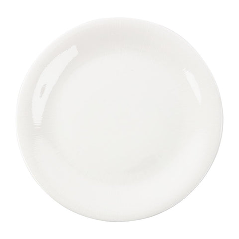 Royal Bone Ascot Embossed Coupe Plate 225mm (Pack of 6)