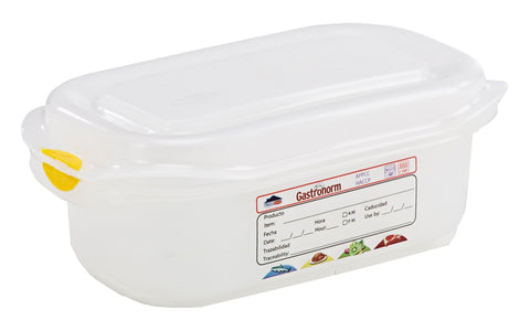 Genware 12340 GN Storage Container 1/9 65mm Deep 0.6L - Pack of 12