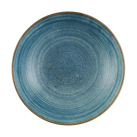 Churchill Stonecast Raw Coupe Bowls Teal product image