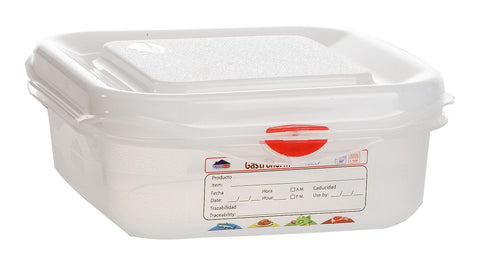 Genware 12370 GN Storage Container 1/6 65mm Deep 1.1L - Pack of 12