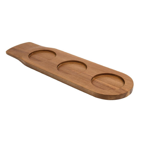 Olympia Acacia Wood Ramekin Board 480mm product image