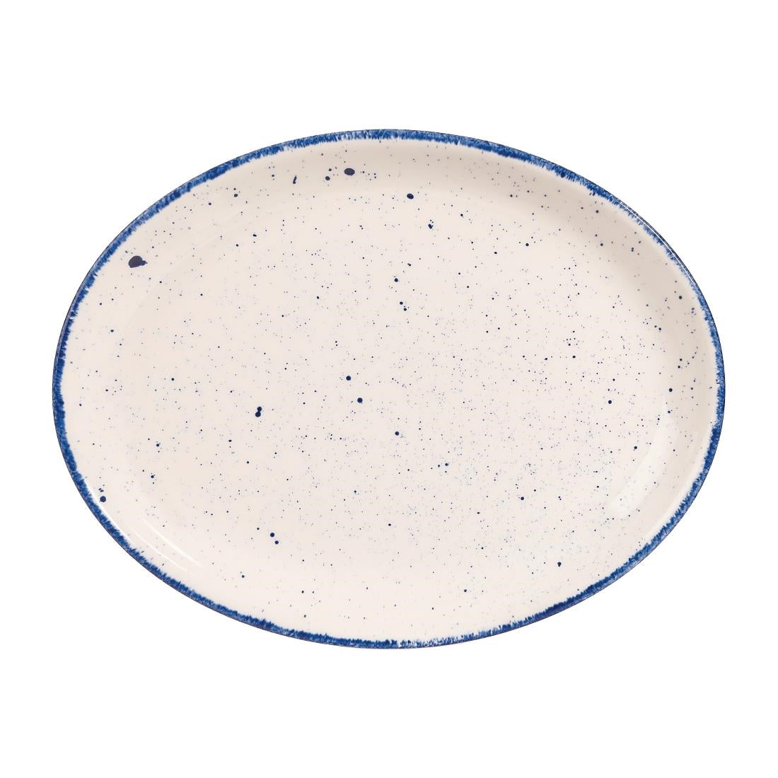 Churchill Stonecast Hints Oval Plates Indigo product image