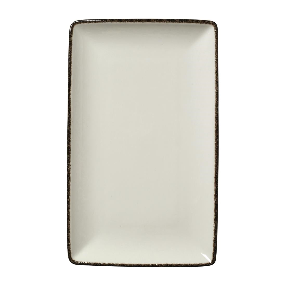Steelite Charcoal Dapple Rectangle One Plates product image