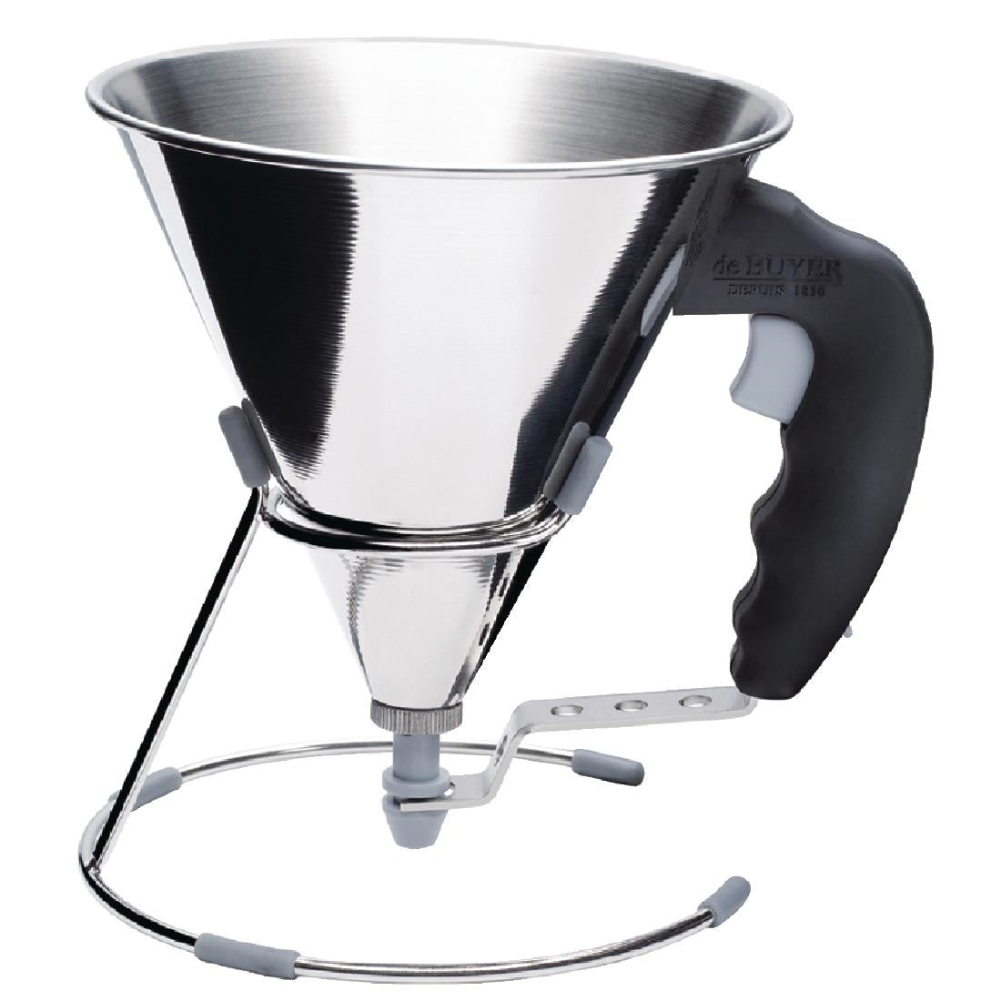 De Buyer Mini Automatic Piston Funnel 0.8ltr product image