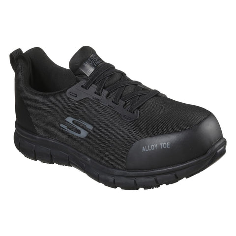 Skechers Womens Safety Shoe with Alloy Toe Cap - Size 41 (UK 8)
