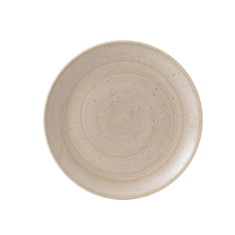 ChurchillÂ Stonecast Coupe Plate Nutmeg Cream 260mm (Pack of 12)