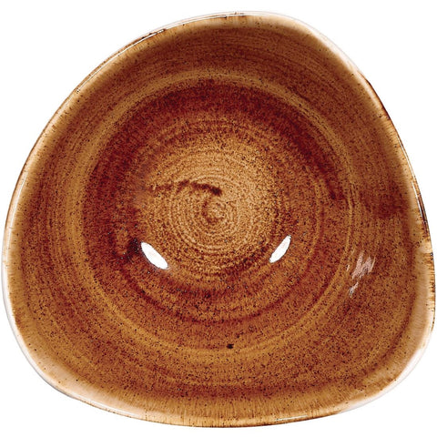 Churchill Stonecast Patina Triangular Bowls Vintage Copper 153mm (Pack of 12)