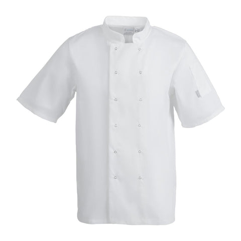 Whites Vegas Unisex Chefs Jacket Short Sleeve White 4XL