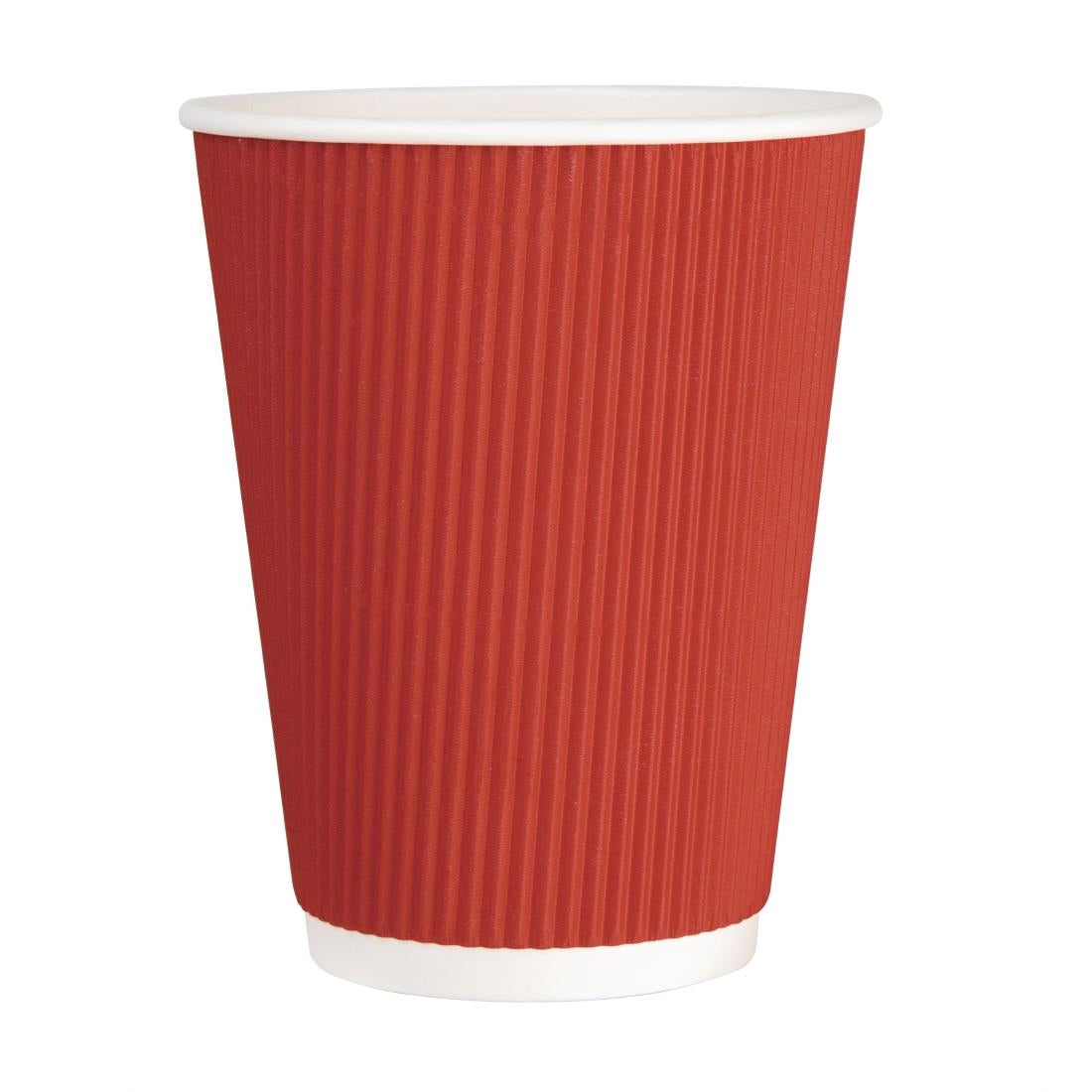 Fiesta Recyclable Coffee Cups Ripple Wall Red product image