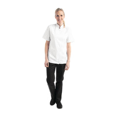 Chef Works Springfield Womens Zip Chefs Jacket White