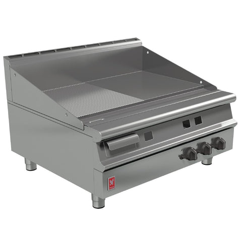 Falcon Dominator Plus 900mm Wide Half Ribbed LPG Griddle G3941R