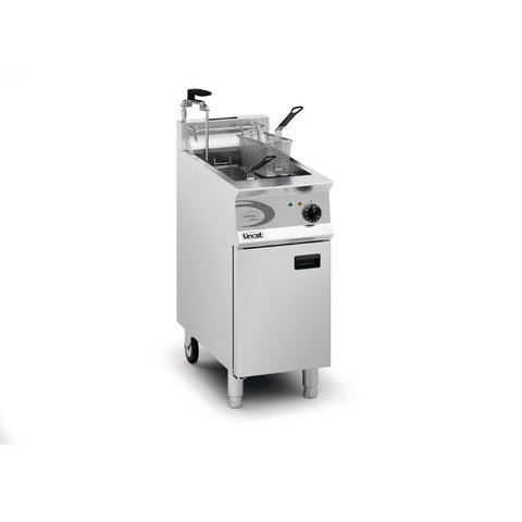 Lincat Vortech Single Tank Twin Basket Free Standing Natural Gas Filtration Fryer OG8115/OP