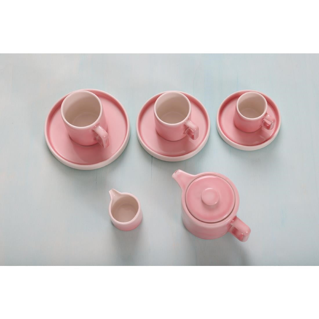 Olympia Fondant Saucer Pink - 115mm 4 1/2" product image