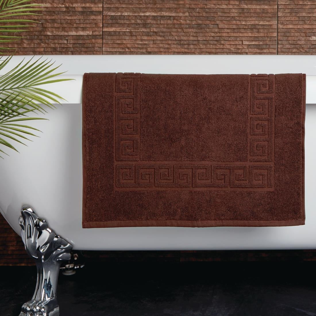 Mitre Essentials Nova Bath Mat Chocolate product image