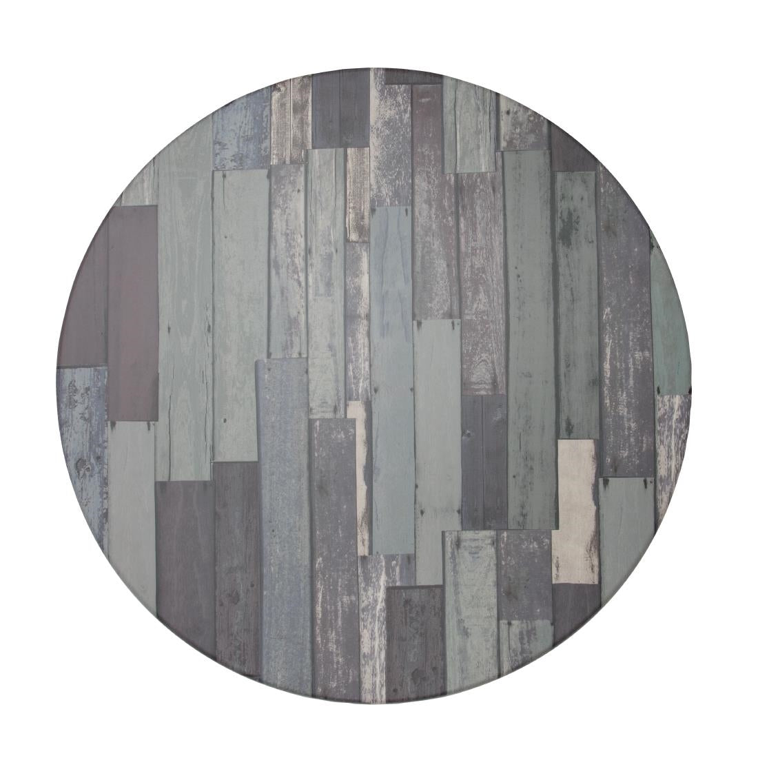 Werzalit Round 600mm Table Top Blanchas Blue product image