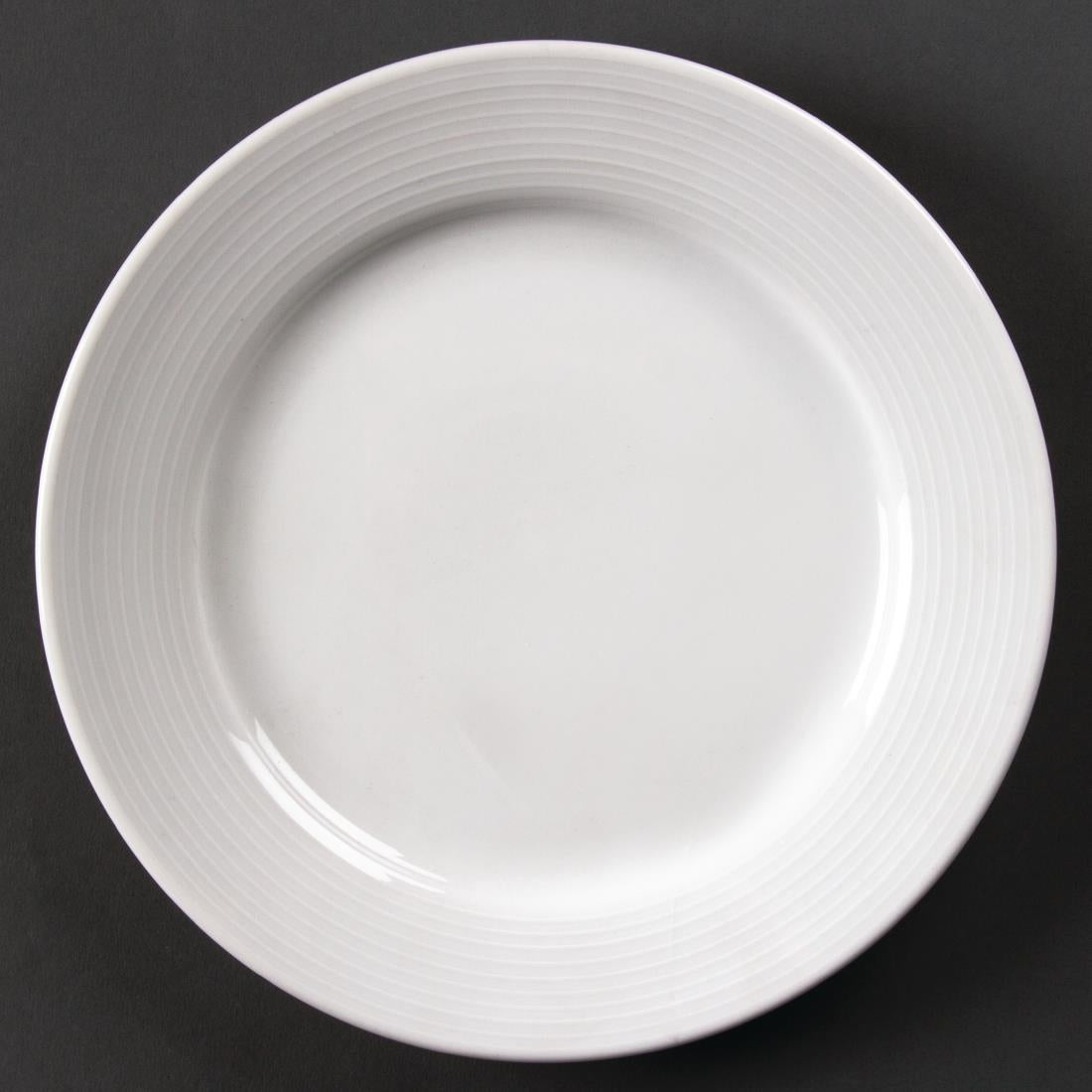Olympia Linear Wide Rimmed Plates 200mm product image