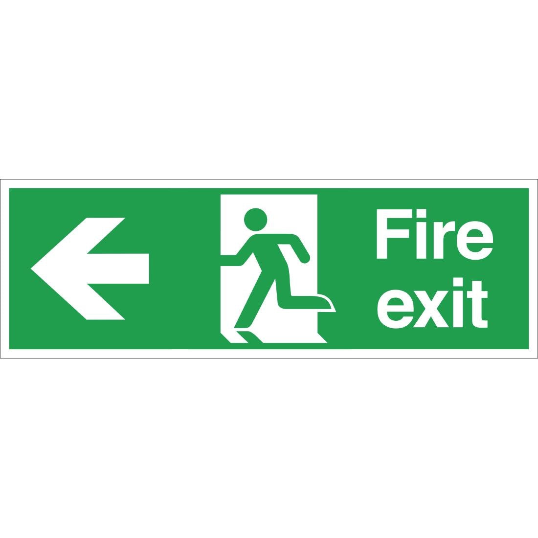 Fire Exit Sign Arrow Left product image