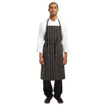 Chef Works Premium Woven Bib Apron Black product image