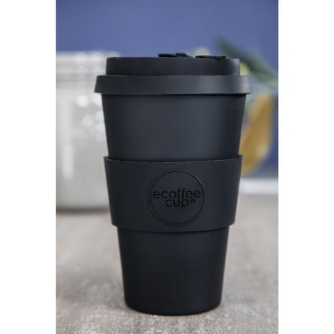 ecoffee Cup Reusable Coffee Cup Kerr & Napier Black 14oz