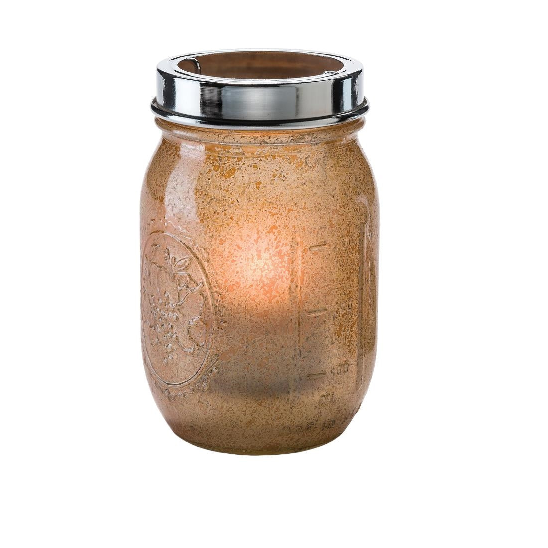 Hollowick Firefly Antique Gold Glass Lamp product image