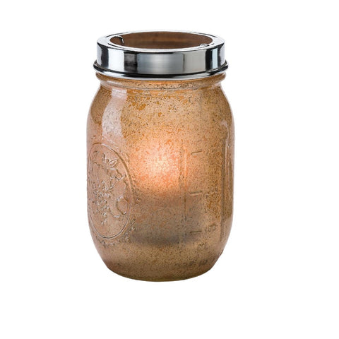 Hollowick Firefly Antique Gold Glass Lamp product image