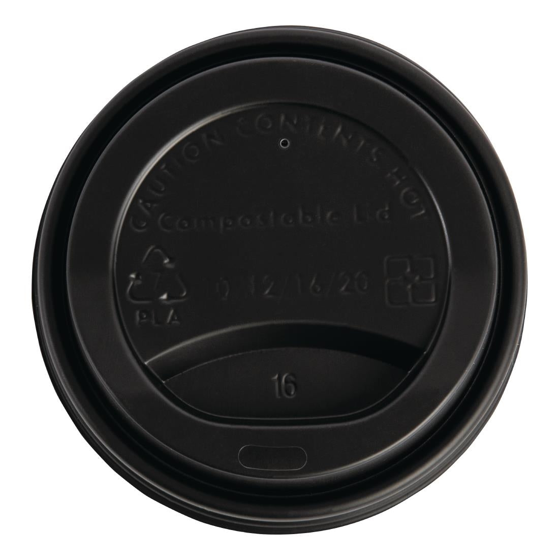 Fiesta Compostable Coffee Cup Lids 340ml / product image