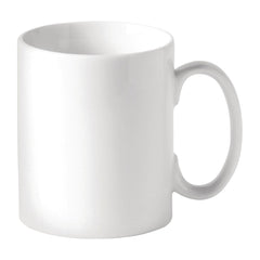 Utopia Titan Straight Sided White Porcelain Mugs 340ml (Pack of 48)