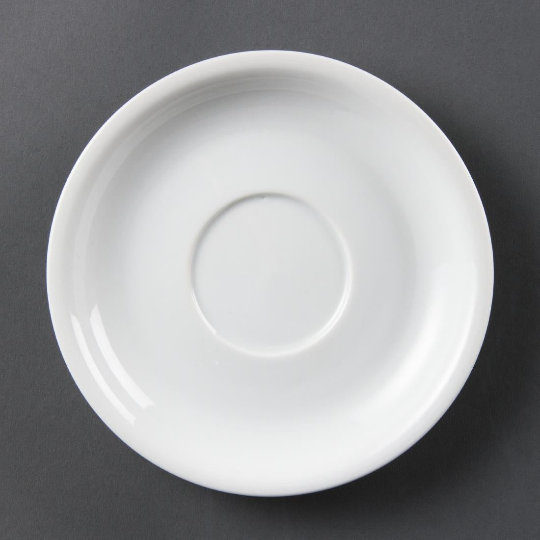 Olympia Whiteware Cappuccino Saucers 160mm product image