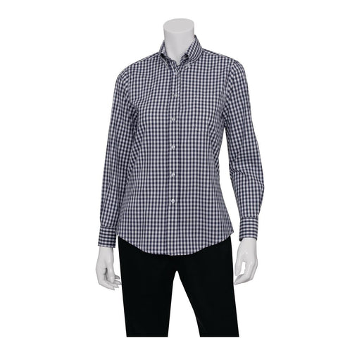 Chef Works Womens Dress Shirt Dark Navy product image