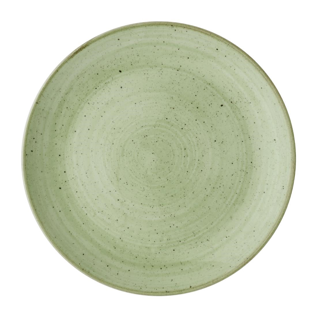 Churchill Stonecast Sage Green Coupe Plate product image