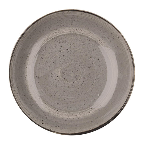 Churchill Stonecast Round Coupe Bowl Peppercorn Grey 310mm (Pack of 6)