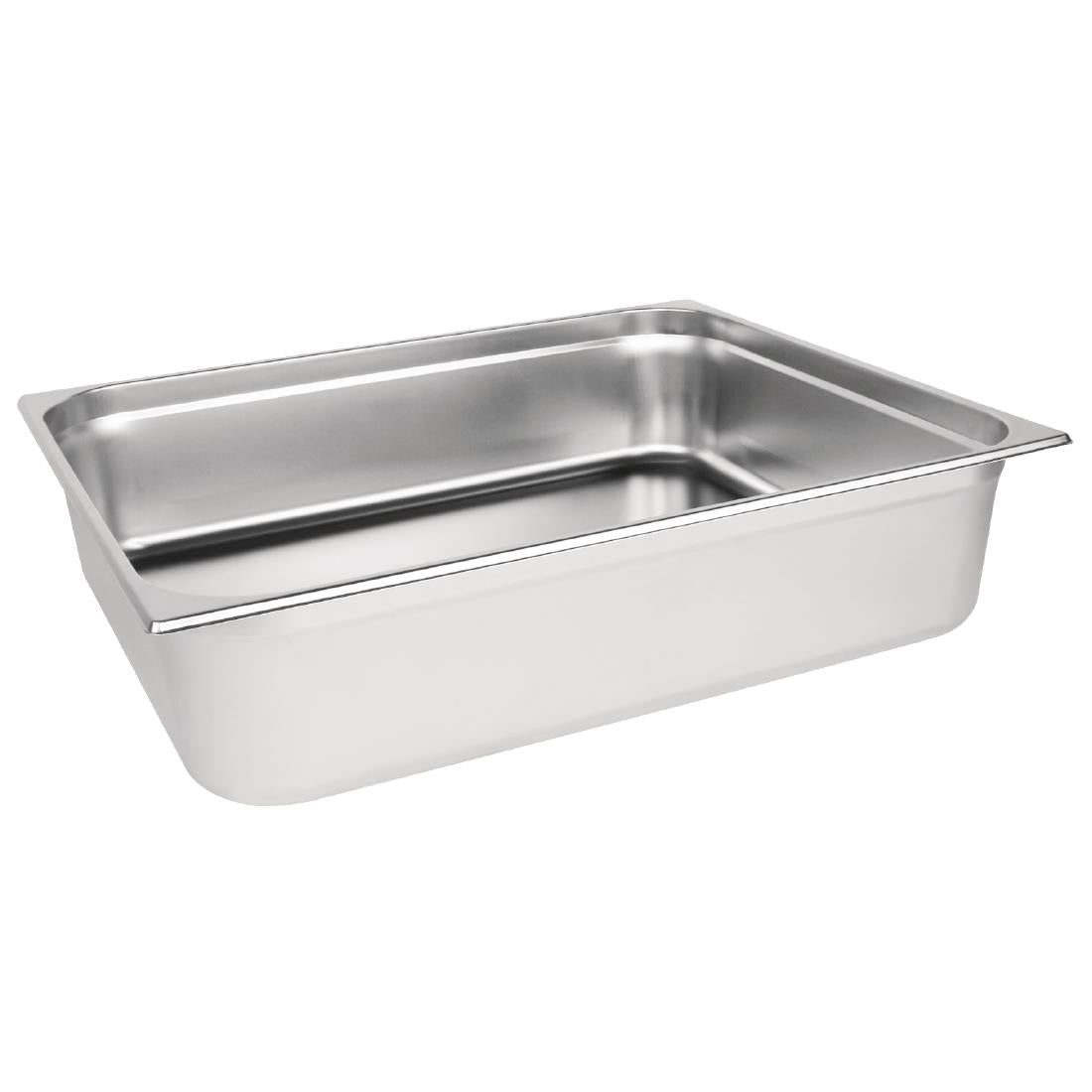 Vogue Stainless Steel 2/1 Gastronorm Tray product image