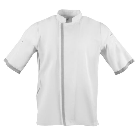 Southside Unisex Chefs Jacket Short Sleeve White M