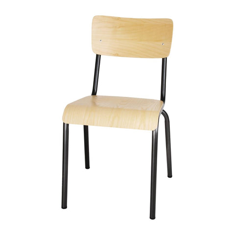 Bolero Cantina Side Chairs with Wooden Seat product image