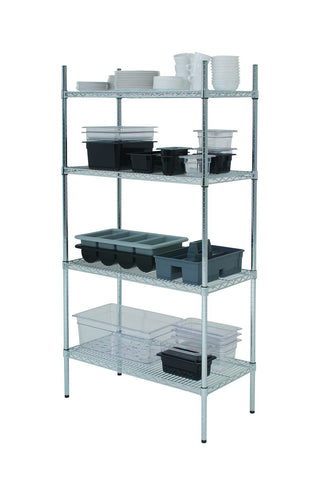 Genware 222-1000 Racking 4 Tier 36" x 18" x 72"