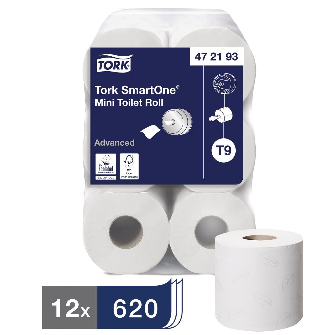 Tork SmartOne Mini Toilet Rolls product image