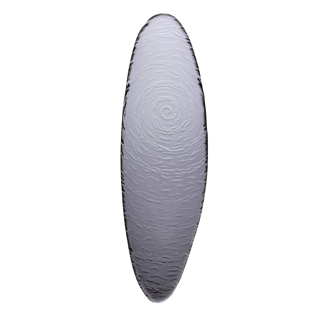 Steelite Scape Smoked Glass Oval Platters product image