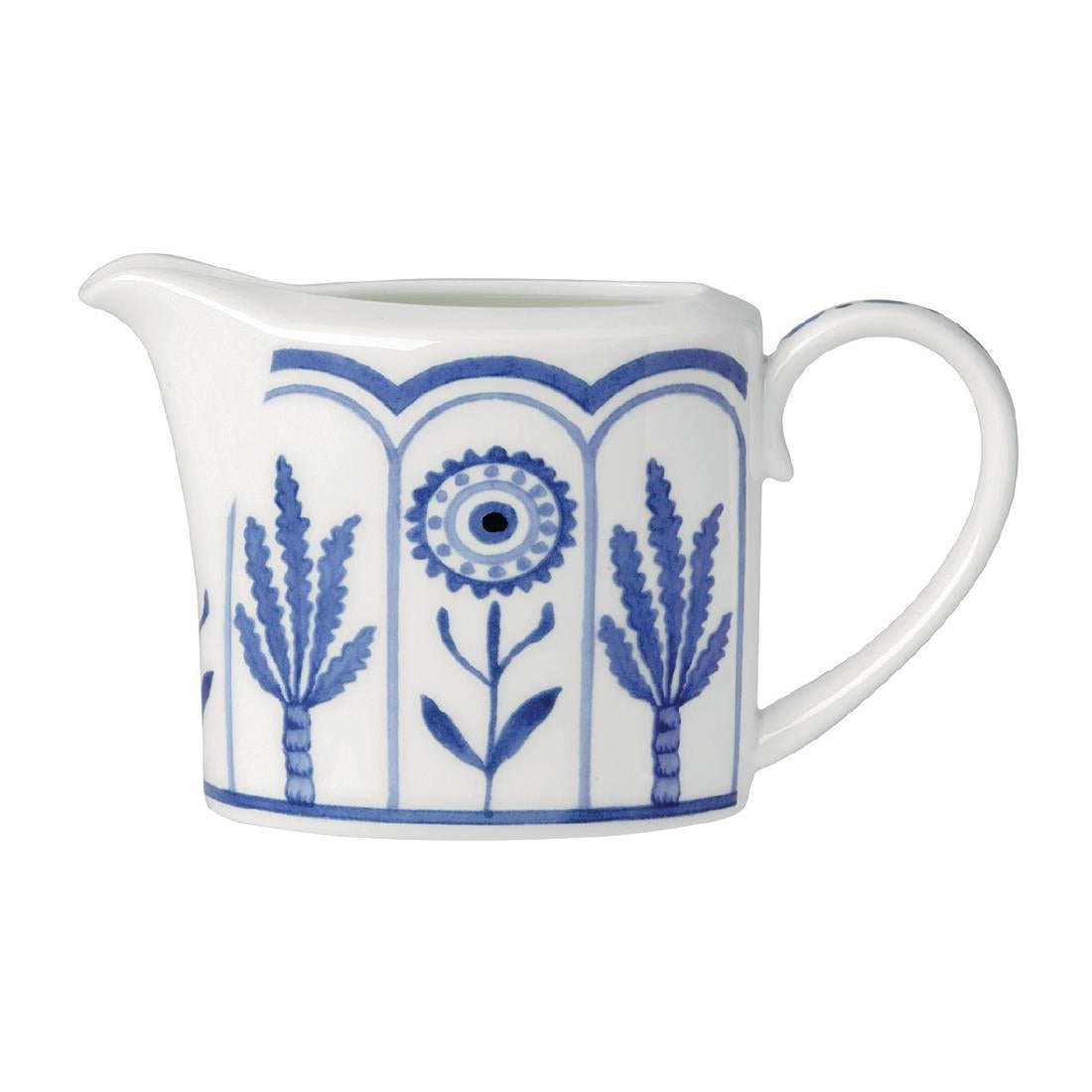 William Edwards Sultan's Garden Blue Milk Jug product image