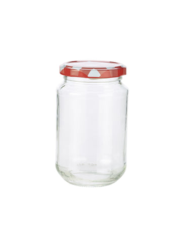 Genware 2590370 Preserving Jar 350ml 6.5 Dia x 12cm - Pack of 12