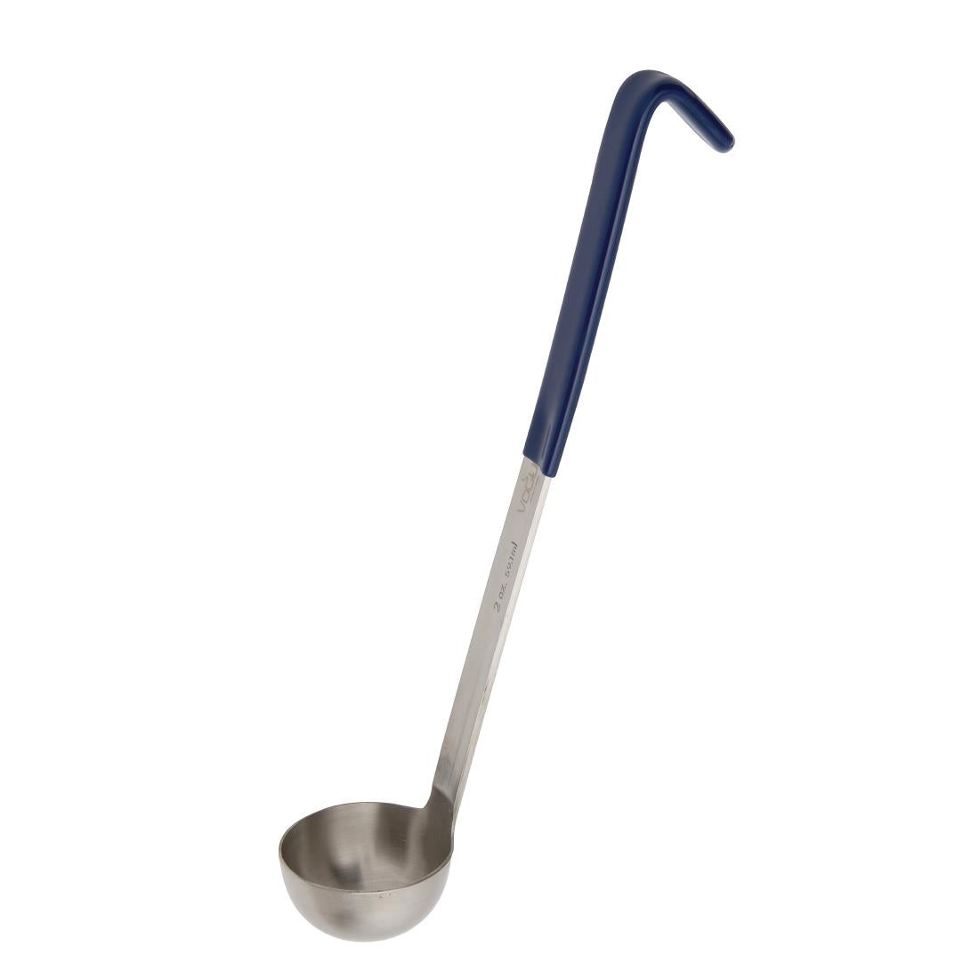 Vogue Heavy Duty Colour Coded Ladle Blue 59ml product image
