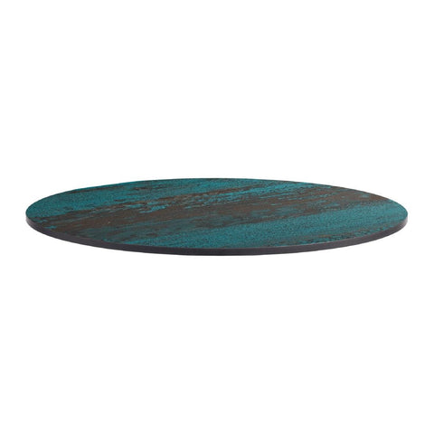 Extrema Round Vintage Teal Table Top 600mm
