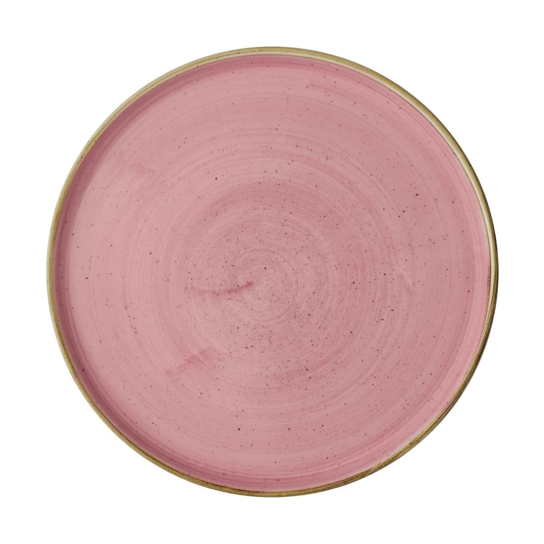 Churchill Stonecast Walled Plates Pink 260mm product image