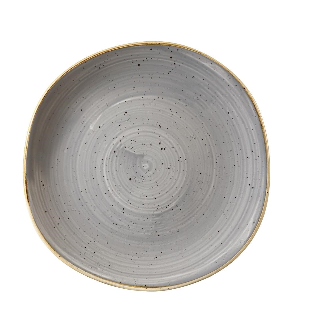 Churchill Stonecast Round Plate Peppercorn product image