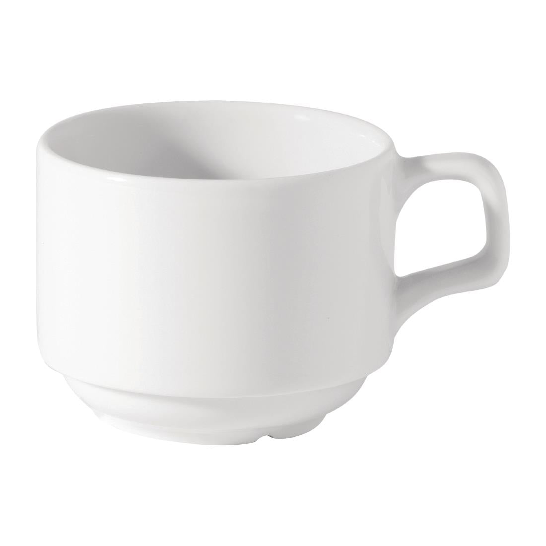 Utopia Titan Stacking Cups White 200ml product image